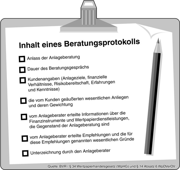 Neuregelungen in der Anlageberatung treten ab Jahresbeginn 2010 in Kraft - Genossenschaftsbanken informieren ihre Kunden