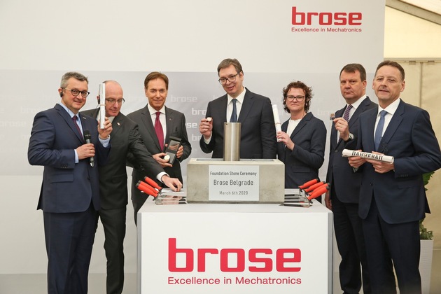 Press release: Brose lays foundation stone for Serbian location