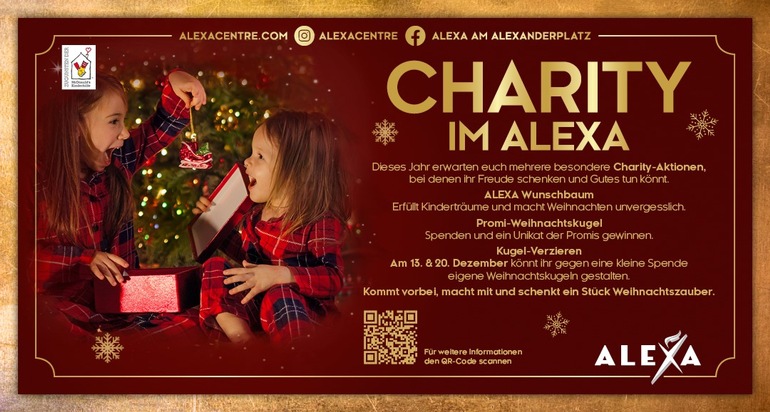 PM & Einladung: Im ALEXA wird es weihnachtlich zusammen mit Lindt - „Freude erleben, Glück teilen“