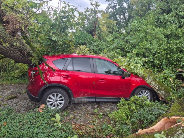 FW Allensbach: Unwetterlage mit zahlreichen Einsätzen im Gemeindegebiet