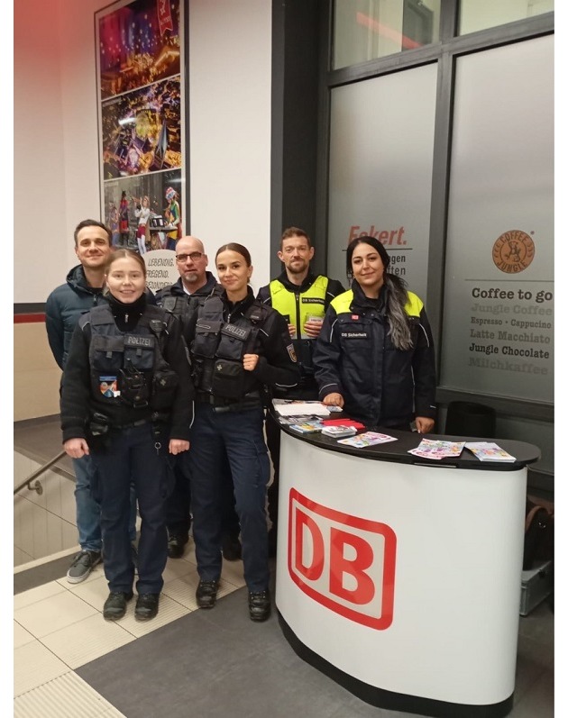BPOL NRW: Bahnhof Soest- Gemeinsame Präventionsveranstaltung der Polizei Soest, der Deutschen Bahn und der Bundespolizeiinspektion Münster