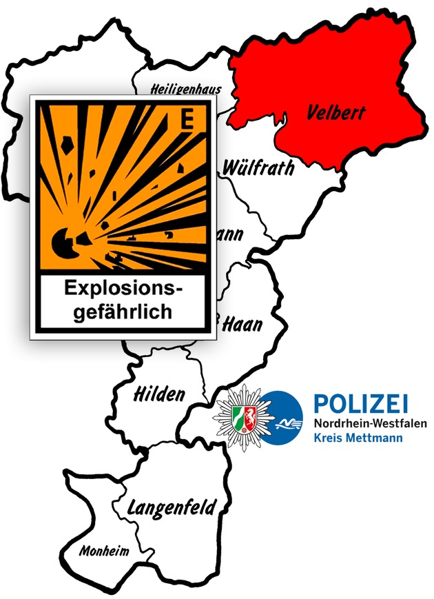 POL-ME: Fund einer Stabbrandbombe - Velbert - 2002128