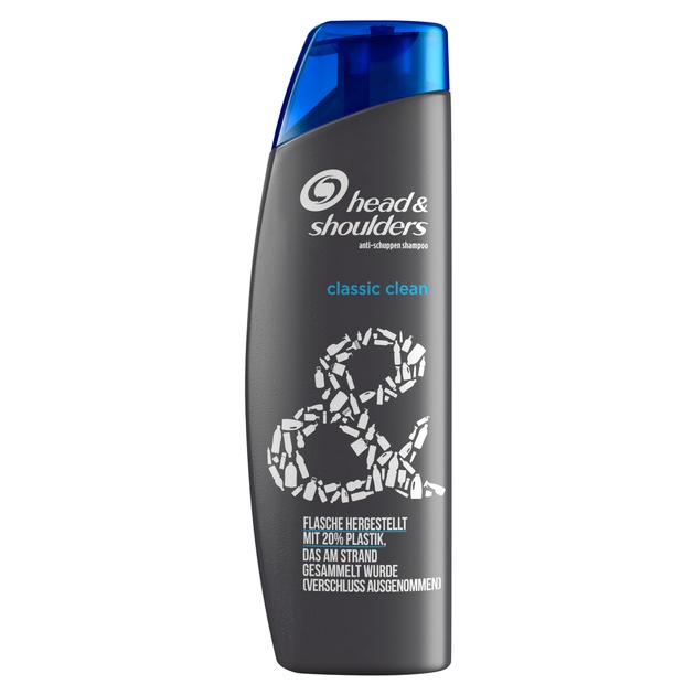 Head &amp; Shoulders führt die erste recycelbare Shampoo-Flasche mit Strandplastik ein