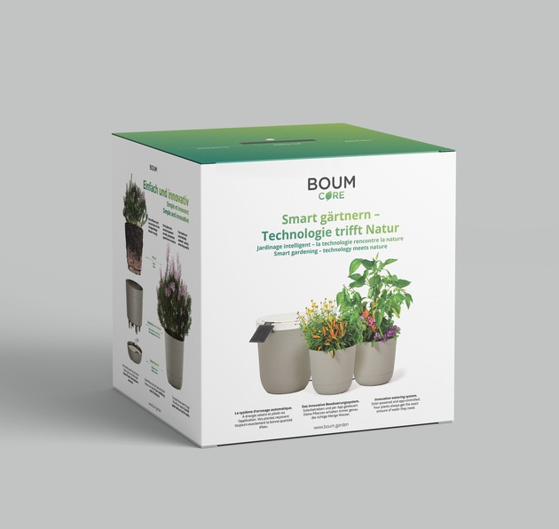 Schweizer Eco-Tech Firma Boum bewässert ab 2026 mit neuem Smart Garden System