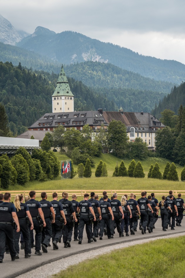BPOLP Potsdam: Aktualisierung: G7-Gipfel in Elmau 2022 - Bilanz der Bundespolizei
