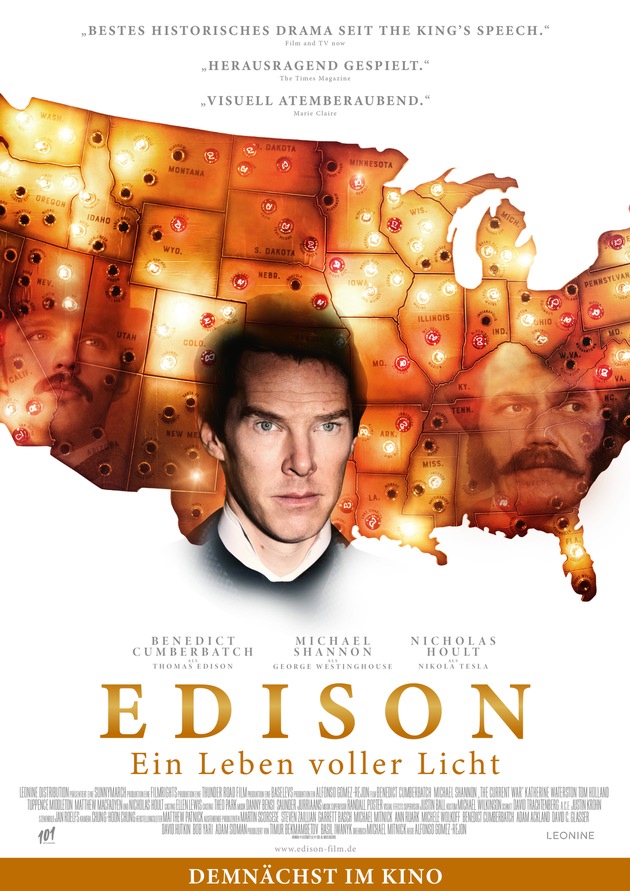 Benedict Cumberbatch in &quot;Edison - Ein Leben voller Licht&quot; / Ab 23. Juli 2020 im Kino