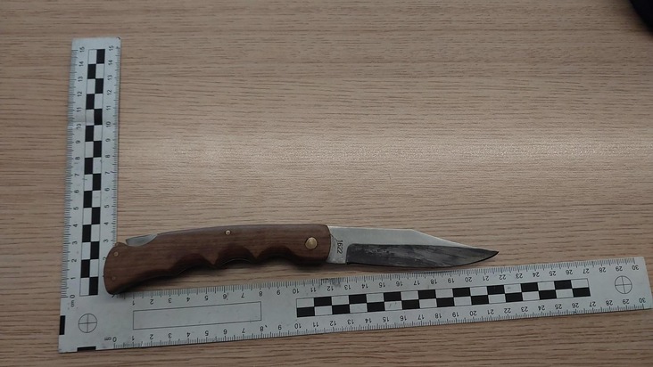 BPOL-HH: Mann fuchtelt mit Messer in Hamburger S-Bahn herum-Fahrgäste fühlten sich bedroht-