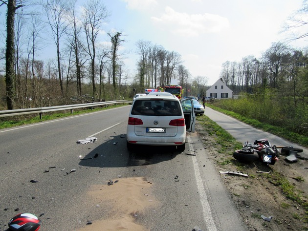 POL-ME: Motorradfahrer tödlich verunglückt - Ratingen - 2004048