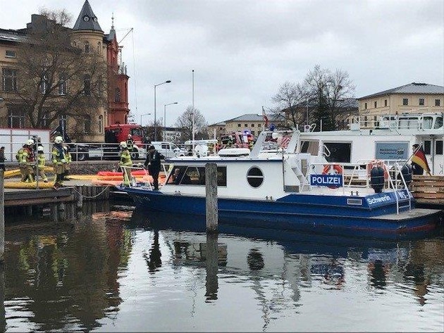 LWSPA M-V: Fahrgastschiff auf dem Schweriner See drohte zu sinken