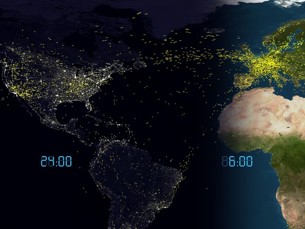 Technorama: Eine halbe Million Clicks auf &quot;AirTraffic Worldwide&quot; auf YOUTUBE