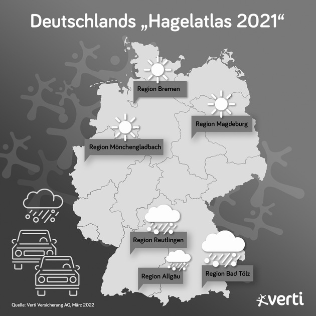 Region Bad Tölz: Hagelhotspot 2021