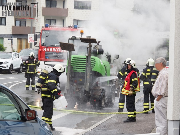 FW-MK: Bagger fing Feuer