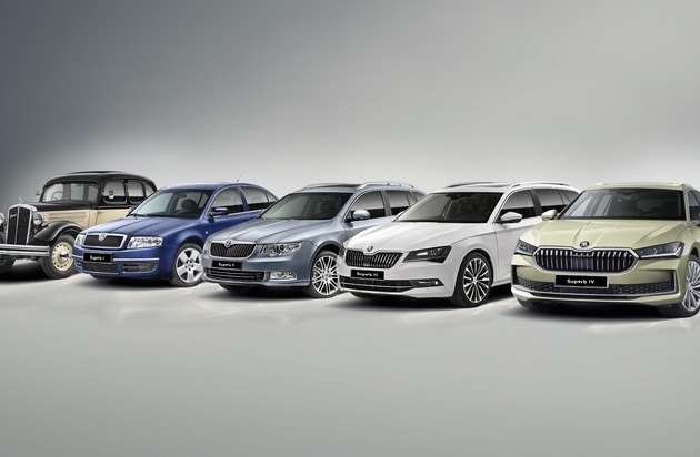 Škoda Superb: Vor 90 Jahren startete die Produktion des ersten Modells mit dem legendären Namen