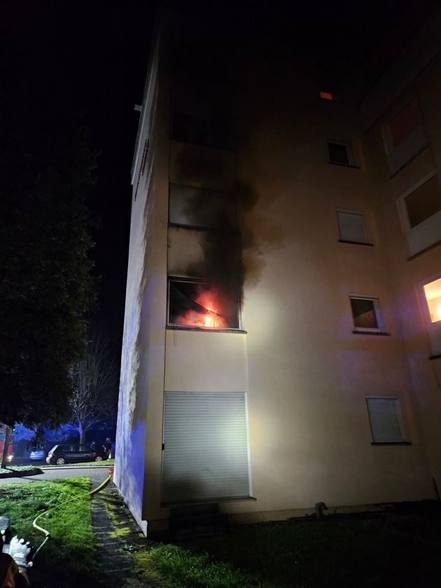 FW-Radolfzell: Wohnungsbrand auf der Mettnau