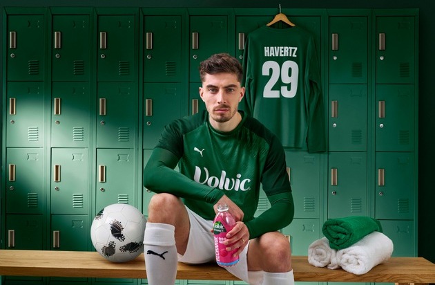 Kai Havertz setzt auf Volvic Vitamin+: Natürliche Energie für Top-Athleten