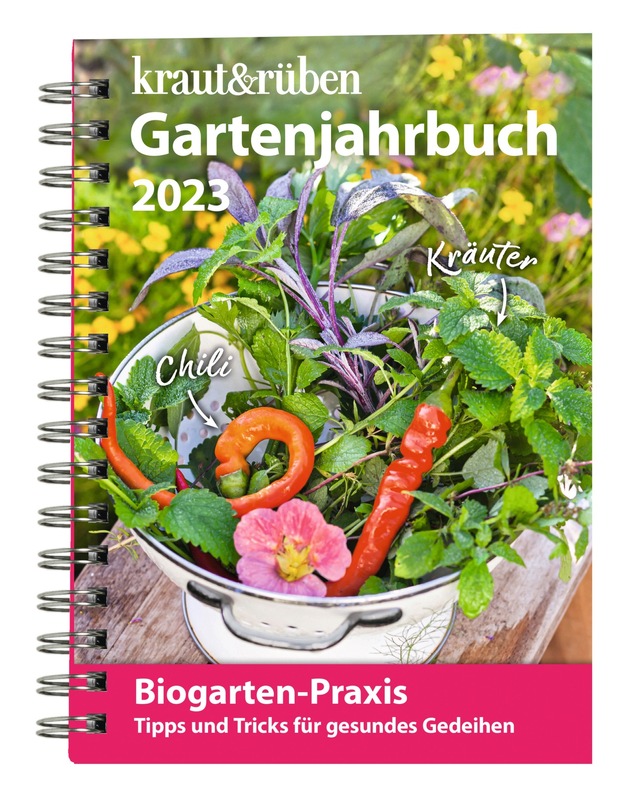 kraut&rüben-Gartenjahrbuch 2023 erschienen: Tipps und Tricks für den Biogarten