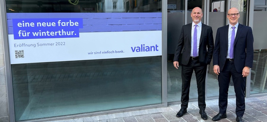 Valiant eröffnet Geschäftsstelle in Winterthur