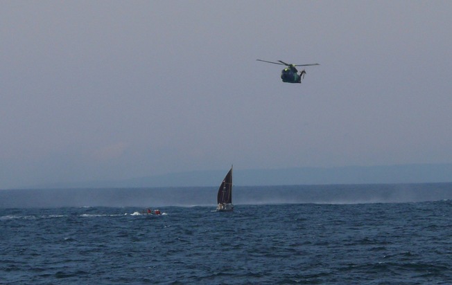 Spektakuläre Rettungsaktion der Marine vor Rügen