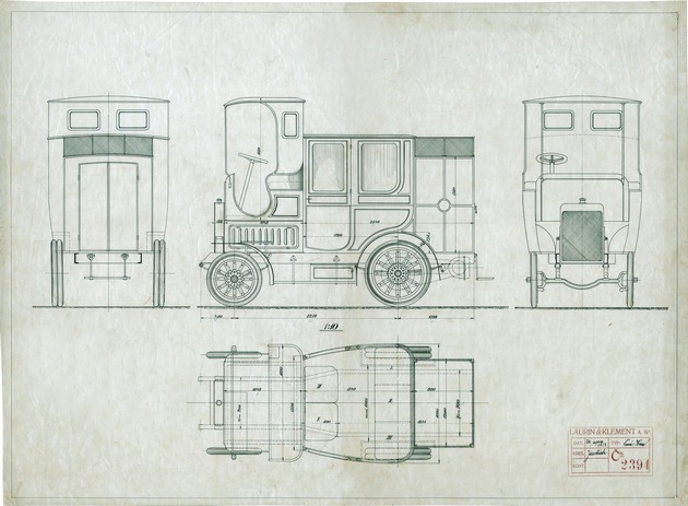 Weniger bekannte Modelle aus 125 Jahren SKODA AUTO: die ,Cerna Hora-Montenegro&#039;-Omnibusse und -Transporter