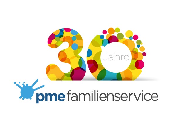 pme Familienservice feiert Jubiläum: seit 30 Jahren das Original!