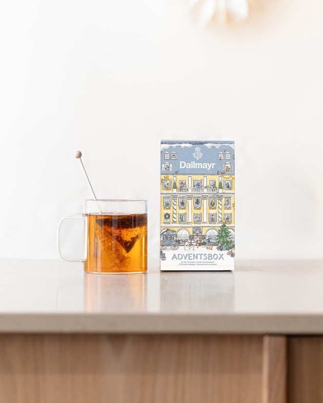 Limitierte Weihnachtsedition: Dallmayr Tee-Adventsbox