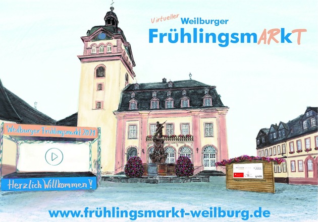 Weilburg eröffnet ersten virtuellen Frühlingsmarkt