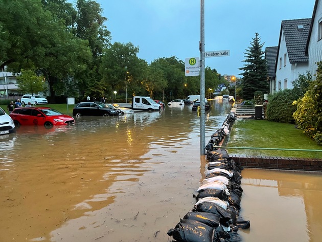 FW-Erkrath: Lageentwicklung nach dem Hochwasser in Erkrath Pressemitteilung der Stadt Erkrath