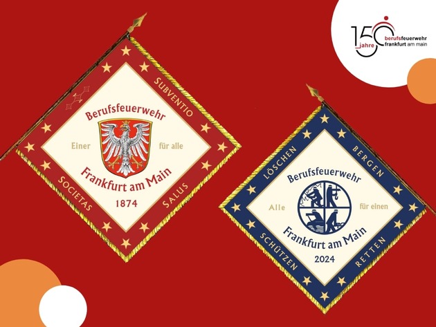 FW-F: 150 Jahre Berufsfeuerwehr Frankfurt am Main - Feierstunde zum Jahrestag und Fahnenübergabe