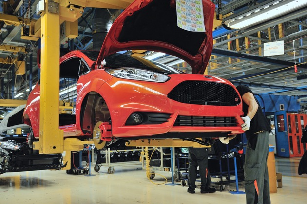 (Korrektur: Ford startet die Produktion des neuen Ford Fiesta ST / 11:54) (BILD)