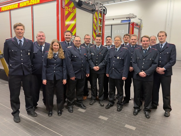FW-OLL: Generalversammlung der Feuerwehr Huntlosen