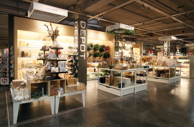 XXXLutz Deutschland: DEPOT gibt's jetzt auch bei den XXXLutz Möbelhäusern: Der Dekorationsspezialist zeigt seine Trends im neuen Shop-in-Shop-Konzept