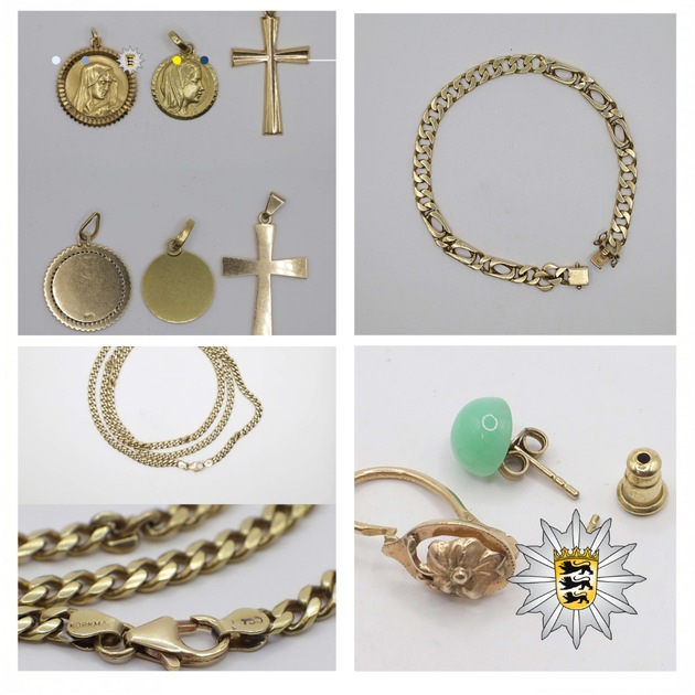 POL-MA: Mannheim: Goldschmuck sichergestellt - Verdacht der Hehlerei - Zeugen gesucht