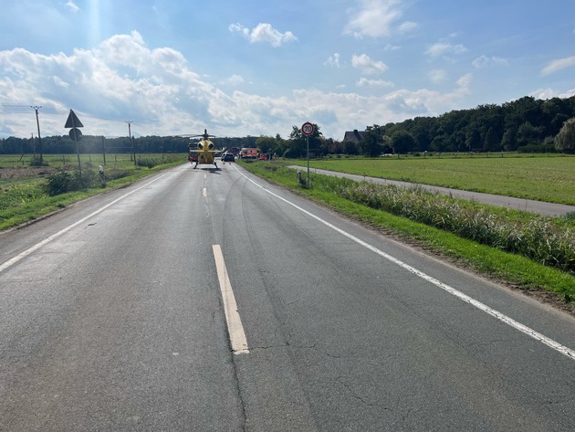POL-COE: Senden-Ottmarsbocholt, Kappenberger Damm (L884)/Auto überschlägt sich