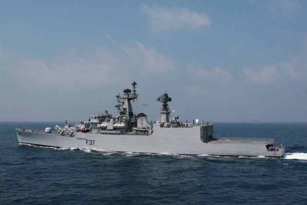 Deutsche Marine - Pressemeldung: Indische Fregatte besucht Deutschland - Seltener Gast in Bremerhaven