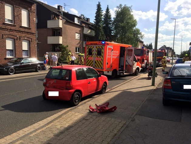 FW-Stolberg: Verkehrsunfall mit Roller / zahlreiche weitere Einsätze