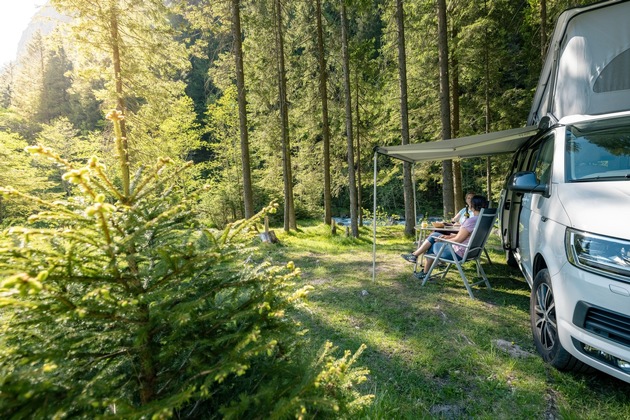 Medienmitteilung: 126 neue Stellplätze für Camper in der Ferienregion Heidiland