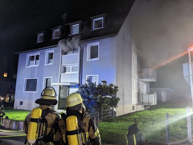 FW-E: Küchenbrand sorgt für starke Rauchentwicklung - Bewohner konnten sich selber in Sicherheit bringen