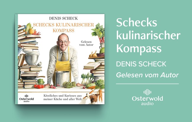 »Schecks kulinarischer Kompass«, eine auditive Reise in die Küche des bekanntesten Literaturkritikers Deutschlands