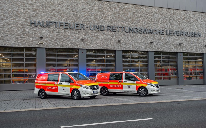 FW-LEV: Neue Notarzteinsatzfahrzeuge für den Rettungsdienst Leverkusen
