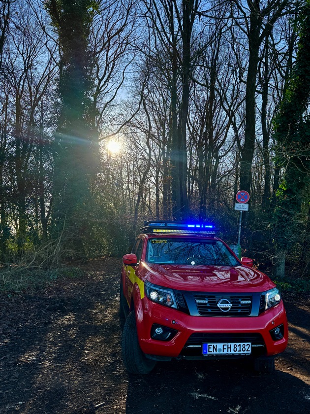 FW-EN: Waldrettung und erneuter Brandmeldealarm - Mehrere Einsätze für die Feuerwehr am Sonntag und Montag