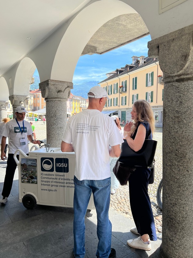 Comunicato stampa: &laquo;Locarno: con umorismo contro il littering&raquo;