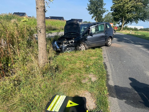 POL-STD: Zwei Leichtverletzte bei Unfall in Harsefeld-Griemshorst