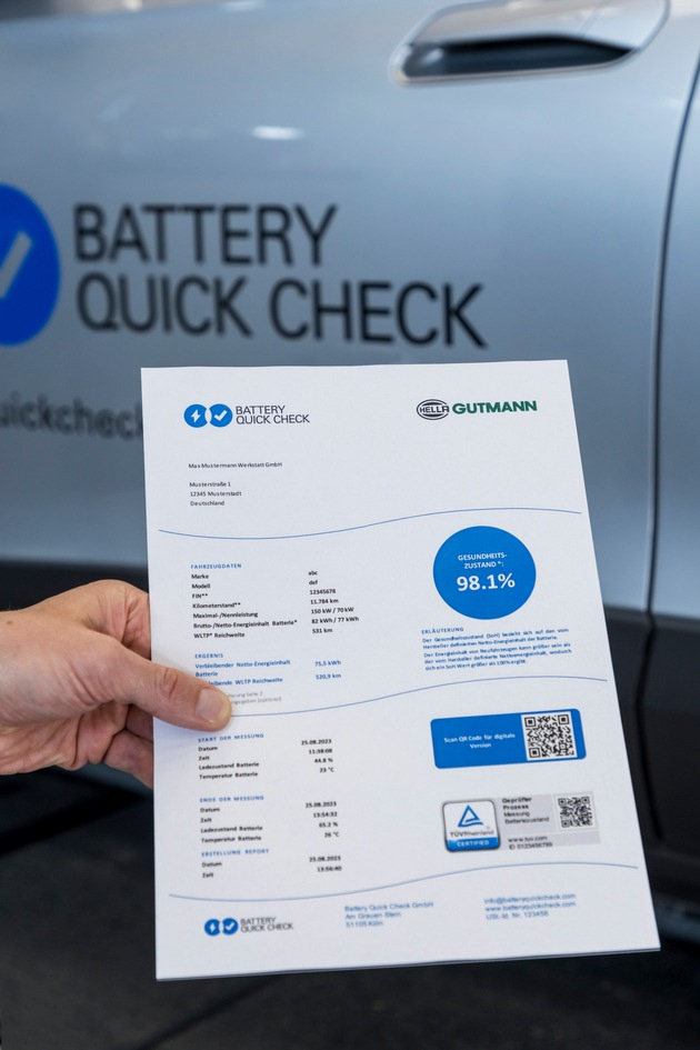 TÜV Rheinland: Zertifizierter Batterietest für E-Autos schafft Vertrauen auf dem Gebrauchtwagenmarkt