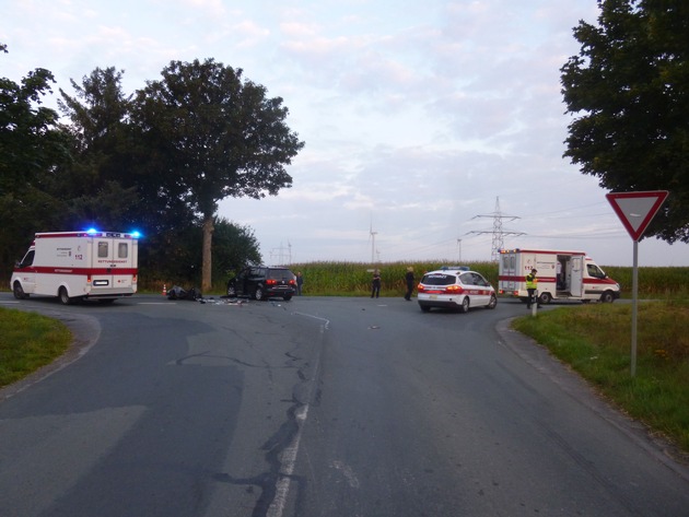 POL-NI: Tödlicher Unfall auf der L351 mit Kleinkraftrad; Zeugenaufruf