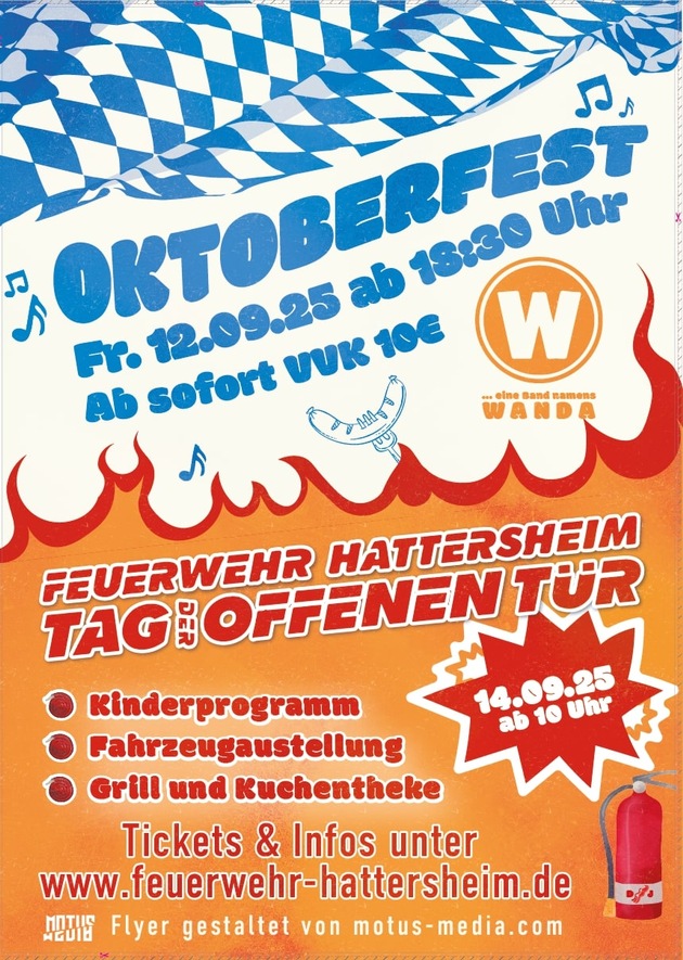 Feuerwehr MTK: Sommer, Cocktails und Blaulicht-Erlebnisse: Die Feuerwehr-Veranstaltungen 2025 in Hattersheim am Main