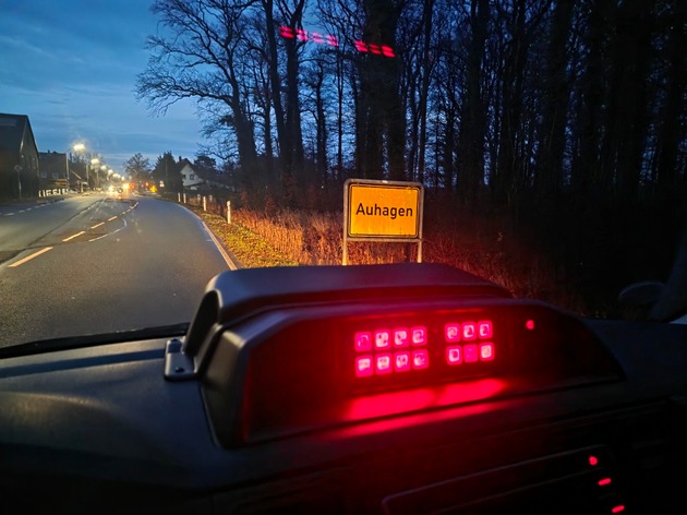 POL-NI: Facebook-Aktion der Polizei Nienburg/Schaumburg - Erste Geschwindigkeitsmessung erfolgreich durchgef&uuml;hrt