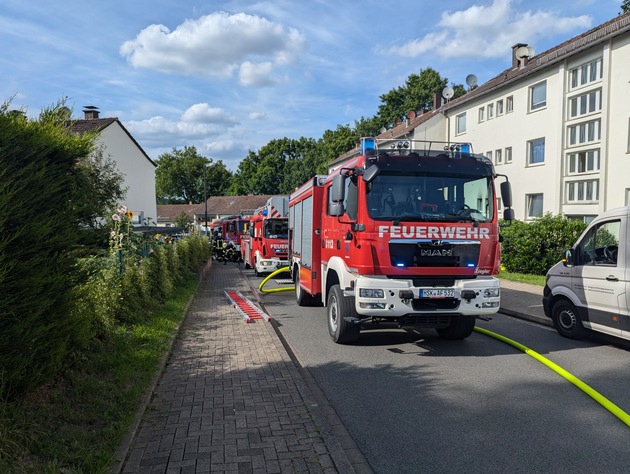 FW-AR: Bestätigter Küchenbrand in Mehrfamilienhaus