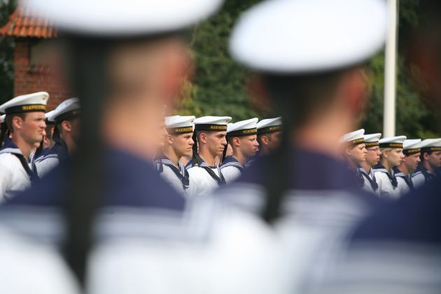 Deutsche Marine - Bilder der Woche: Antreten zur Vereidigung bei der Deutschen Marine