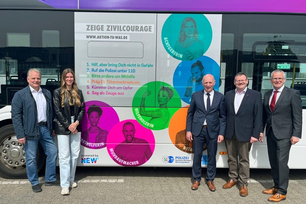 POL-MG: Mehr Zivilcourage im Alltag: Polizei M&ouml;nchengladbach und NEW AG starten gemeinsame Kampagne im Busverkehr