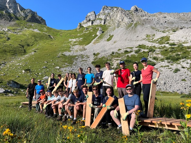 OKB-Lernendenlager: Mitten in der Schweiz – mitten im Team